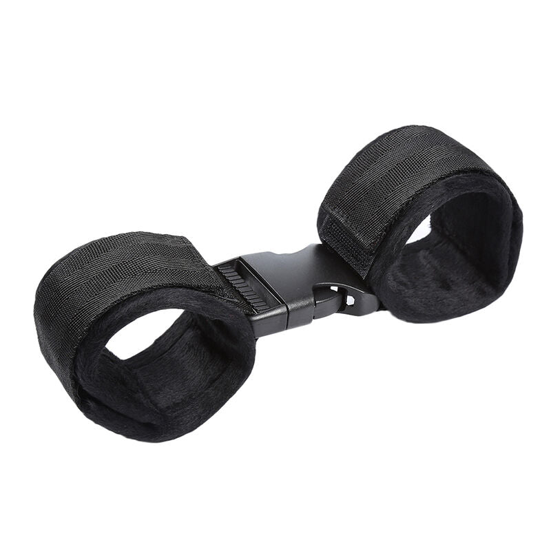 OHMAMA FETISH - MANETTE IN NYLON CON CHIUSURA A STRAPPO