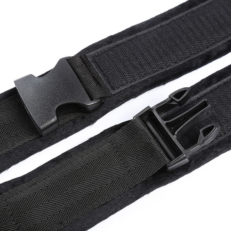 OHMAMA FETISH - MANETTE IN NYLON CON CHIUSURA A STRAPPO
