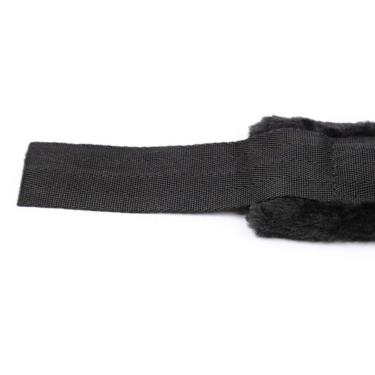 OHMAMA FETISH - CINTURINI DA POLSO RIVESTITI IN PELLICCIA