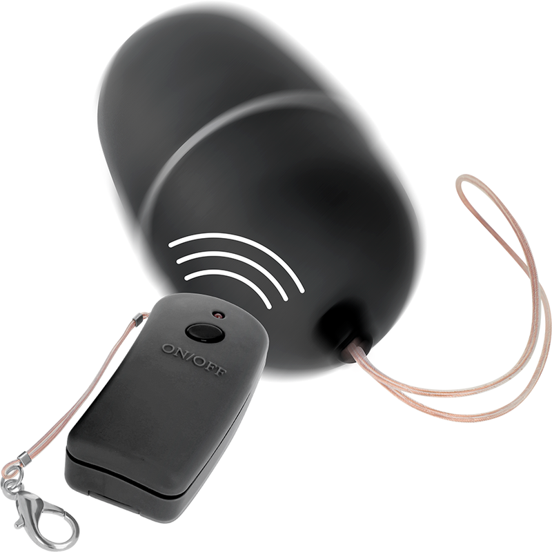 ONLINE - OVETTO VIBRANTE IMPERMEABILE CON TELECOMANDO NERO