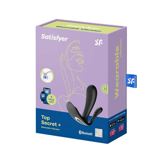 SATISFYER - TOP SECRET  VIBRATORE STIMOLATORE PUNTO G NERO