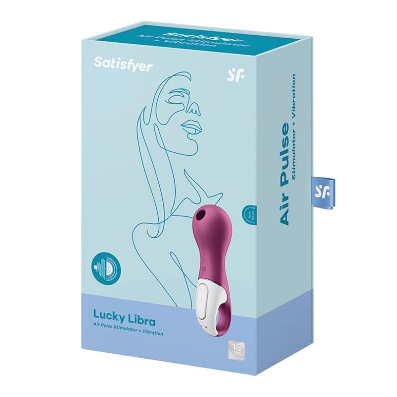 SATISFYER - LUCKY LIBRA VIBRATORE E STIMOLATORE AIR PULSE