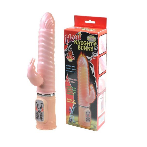 VIBRATORE CON RABBIT FUNZIONE RISCALDANTE HEAT FIRE