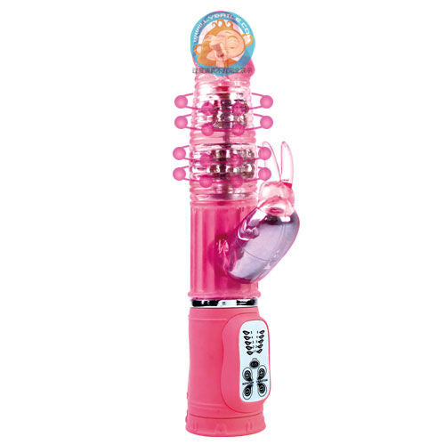 BAILE - PASSION ROCK BUNNY VIBRATORE ROTATORE CON RABBIT 27 CM 10 FUZIONI