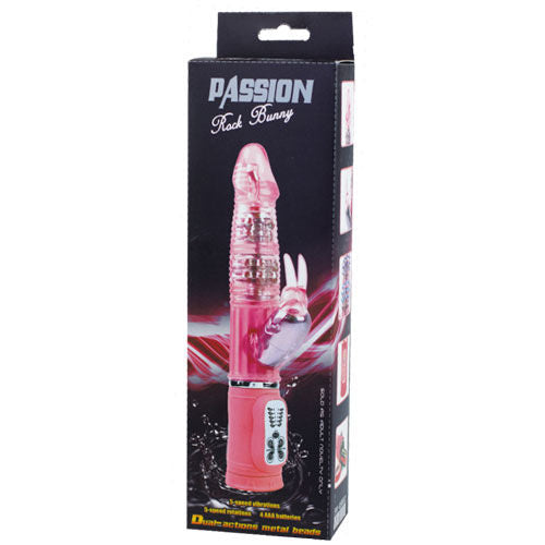 VIBRATORE ROTATORE CON RABBIT PASSION ROCK BUNNY 27 CM 10 FUZIONI