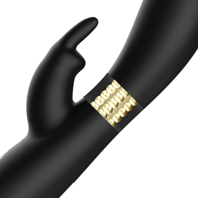 IBIZA - VIBRATORE EUPHORIC SPINNING CON PERLINE ROTANTI E RABBIT