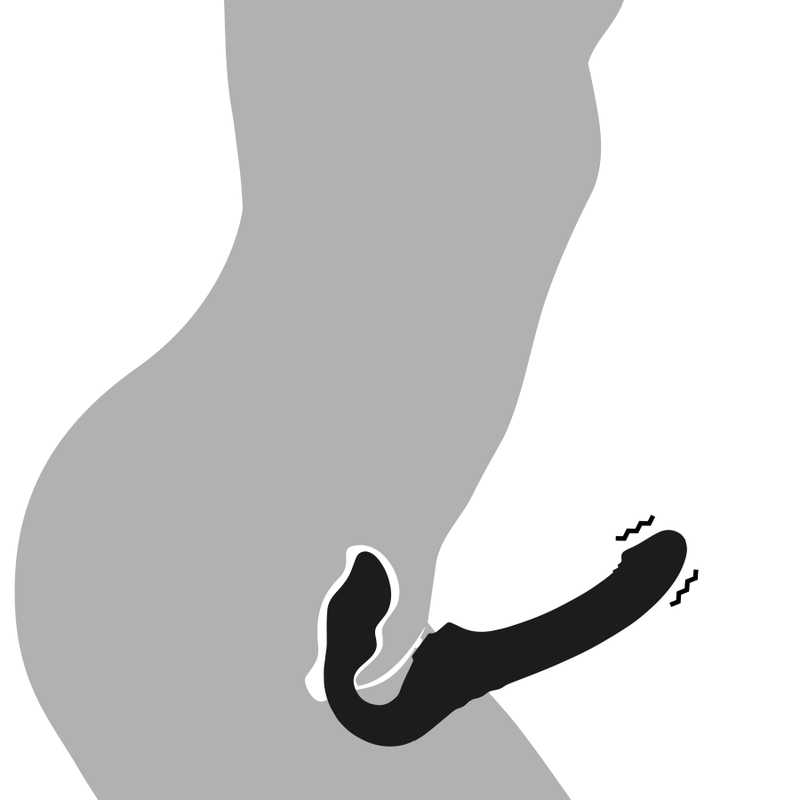 IBIZA - VIBRATORE STRAPLESS CON TELECOMANDO 3 MOTORI 1000 MODALITÀ VIBRANTI