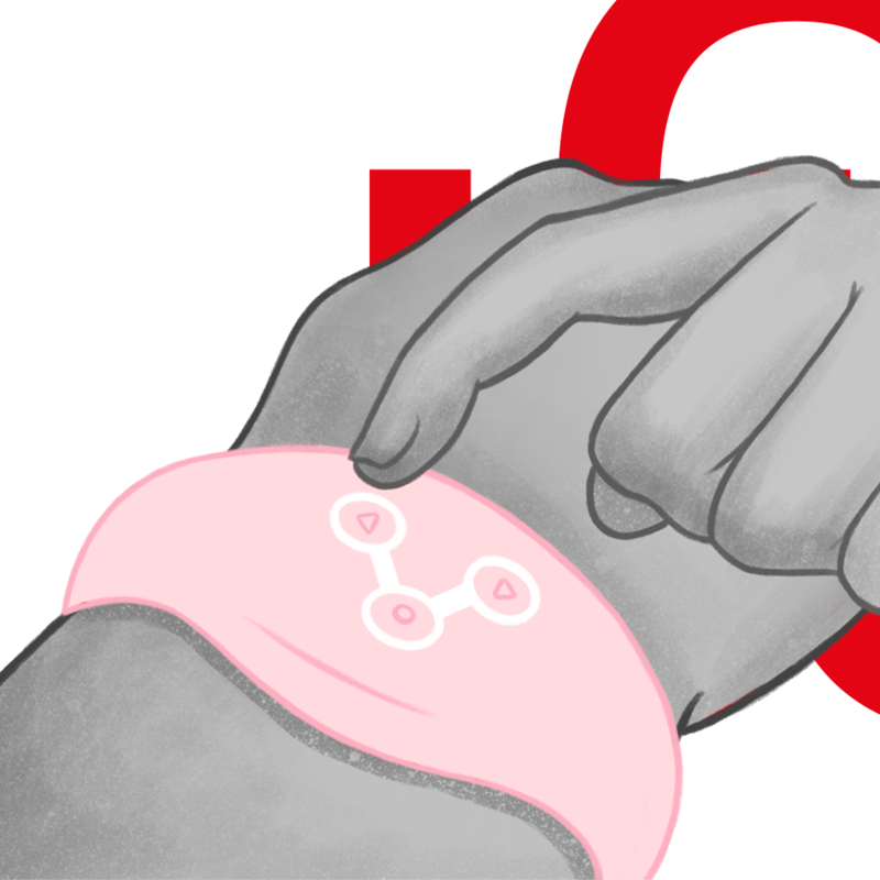 WATCHME - OROLOGIO CON TECNOLOGIA WIRELESS ROSA