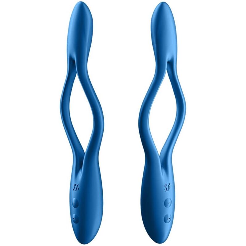 SATISFYER - ELASTIC GAME MULTI VIBRATORE BLU