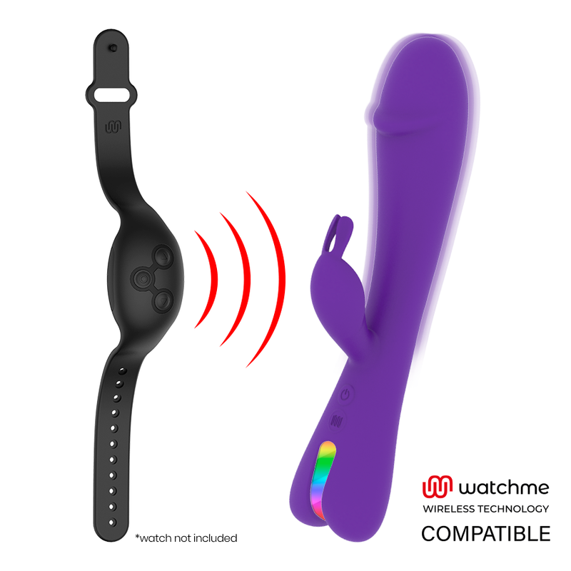 MR BOSS - AITOR VIBRATORE RABBIT COMPATIBILE CON LA TECNOLOGIA WIRELESS WATCHME
