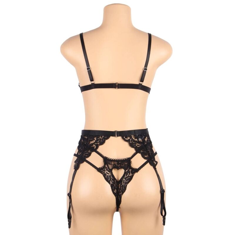 SET NERO CON PIZZO, ELEGANTE E SENSUALE, COMFORT PREMIUM