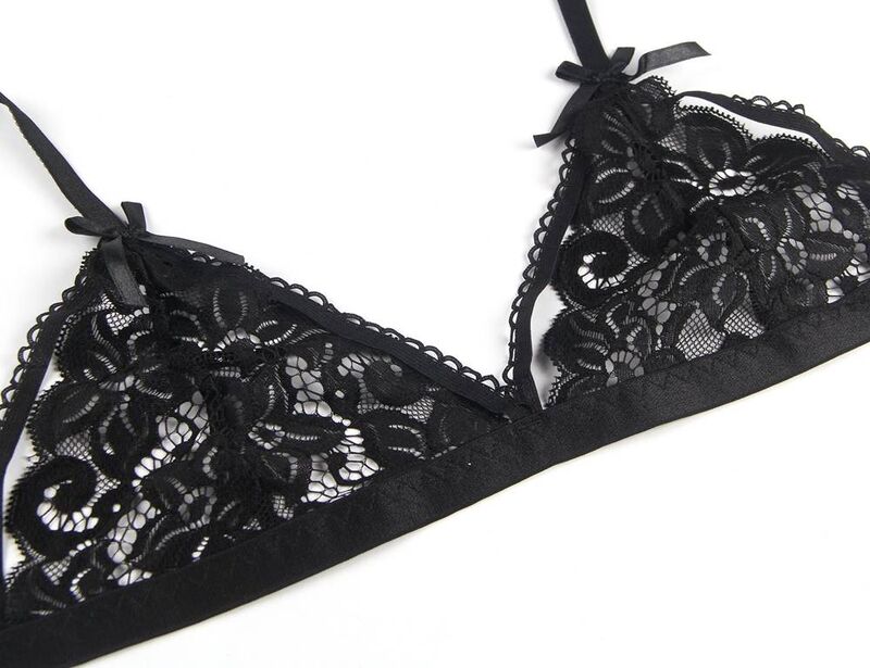 SET NERO CON PIZZO, ELEGANTE E SENSUALE, COMFORT PREMIUM