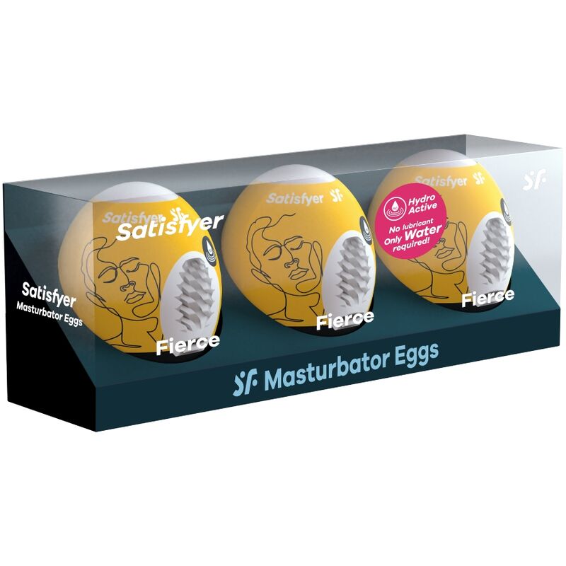 SATISFYER - FIERCE SET 3 OVETTI MASTURBATORI 