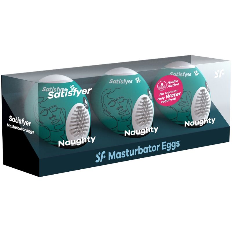 SATISFYER - NAUGHTY SET 3 OVETTI MASTURBATORI 