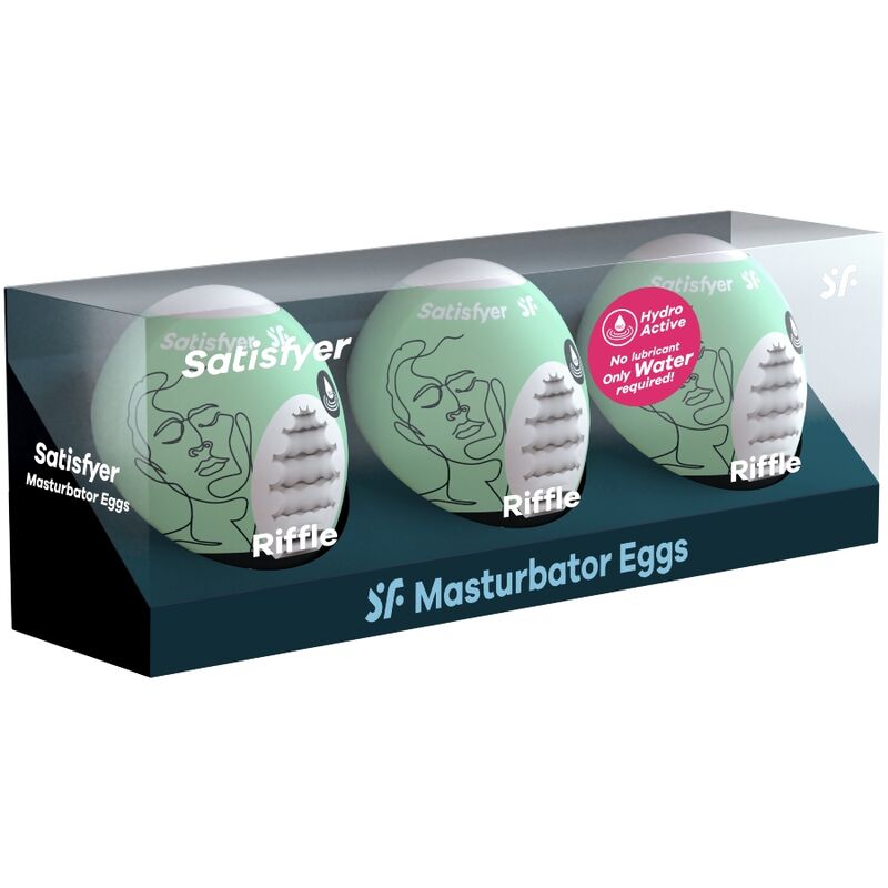 SATISFYER - RIFFLE SET 3 OVETTI MASTURBATORI 