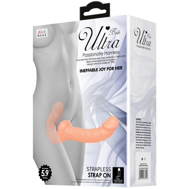 BAILE - ULTRA PASSIONATE STRAPON STRAPLESS DILDO 