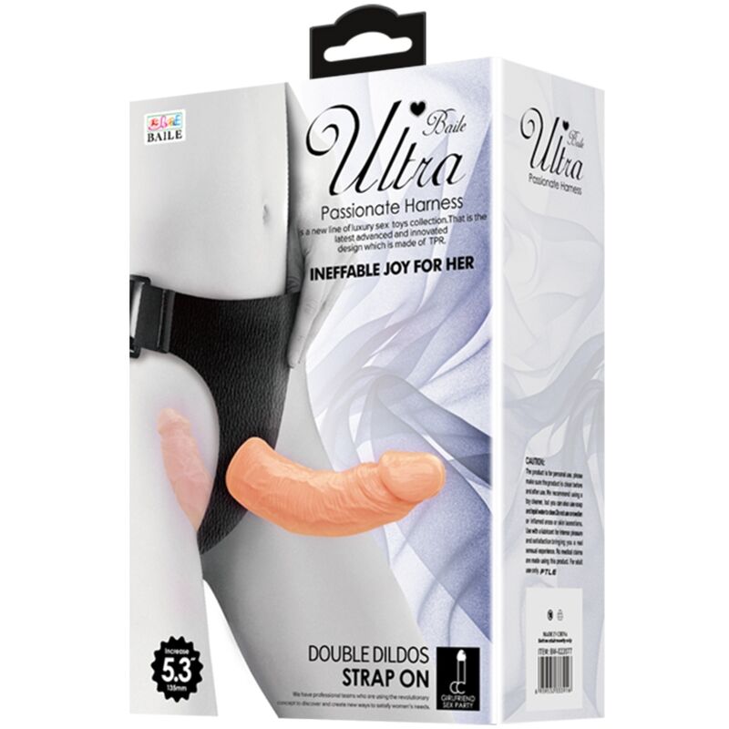BAILE - ULTRA PASSIONATE HARNESS CON DILDO DOPPIO