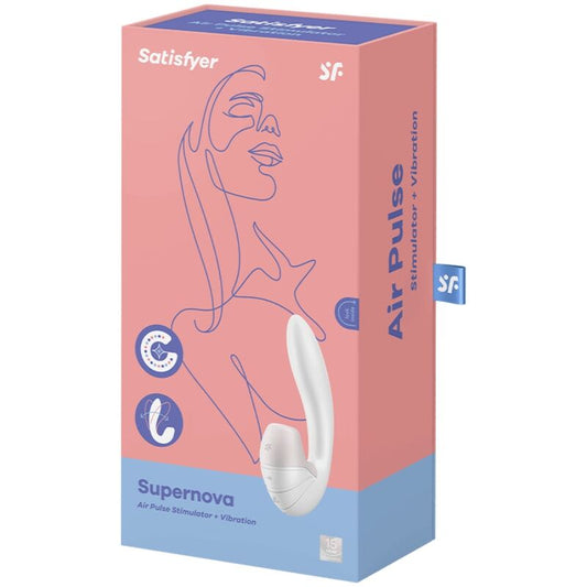 SATISFYER SUPERNOVA STIMOLATORE E VIBRATORE ROSA