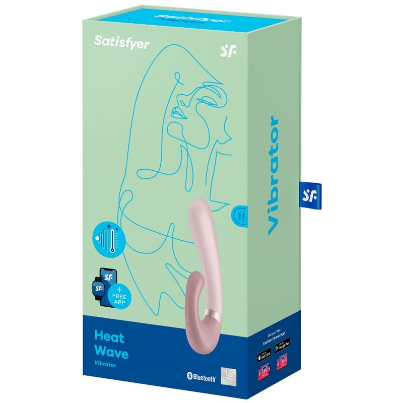 SATISFYER - HEAT WAVE VIBRATORE RISCALDANTE CON APP BIANCO