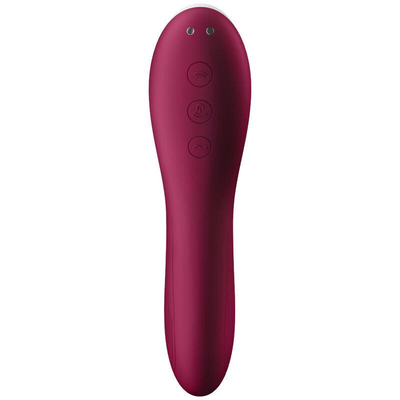 SATISFYER - DUAL CRUSH  VIBRATORE SUCCHIA CLITORIDE AIR PULSE