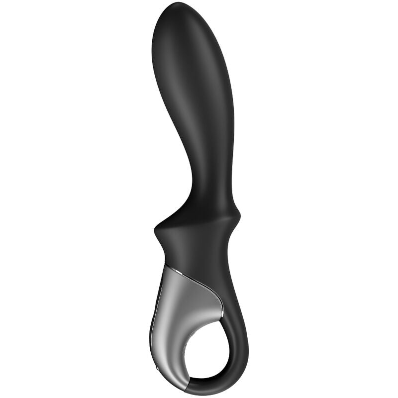 SATISFYER - HEAT CLIMAX VIBRATORE ANALE CON APP NERO