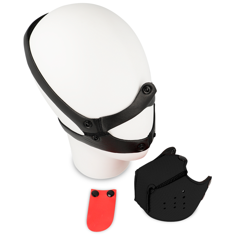 OHMAMA FETISH - MASCHERA MUSERUOLA NERA