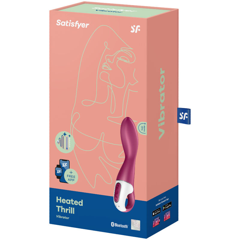 SATISFYER - HEATED THRILL VIBRATORE PUNTO G RISCALDANTE