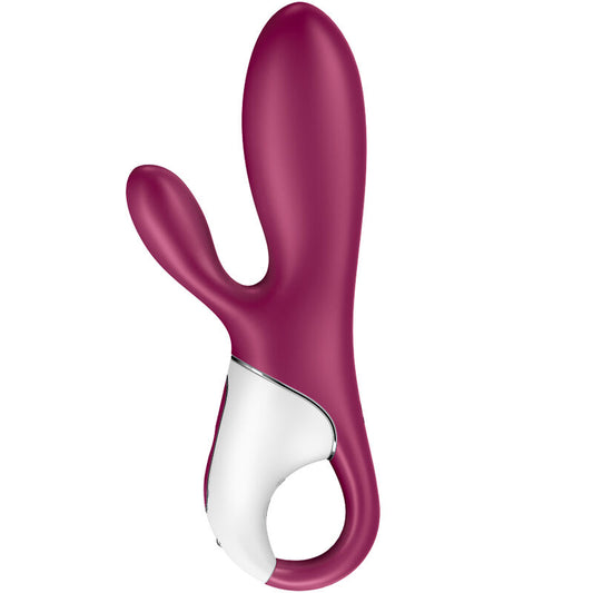 SATISFYER - HOT BUNNY VIBRATORE E STIMOLATORE PUNTO G RISCALDANTE 