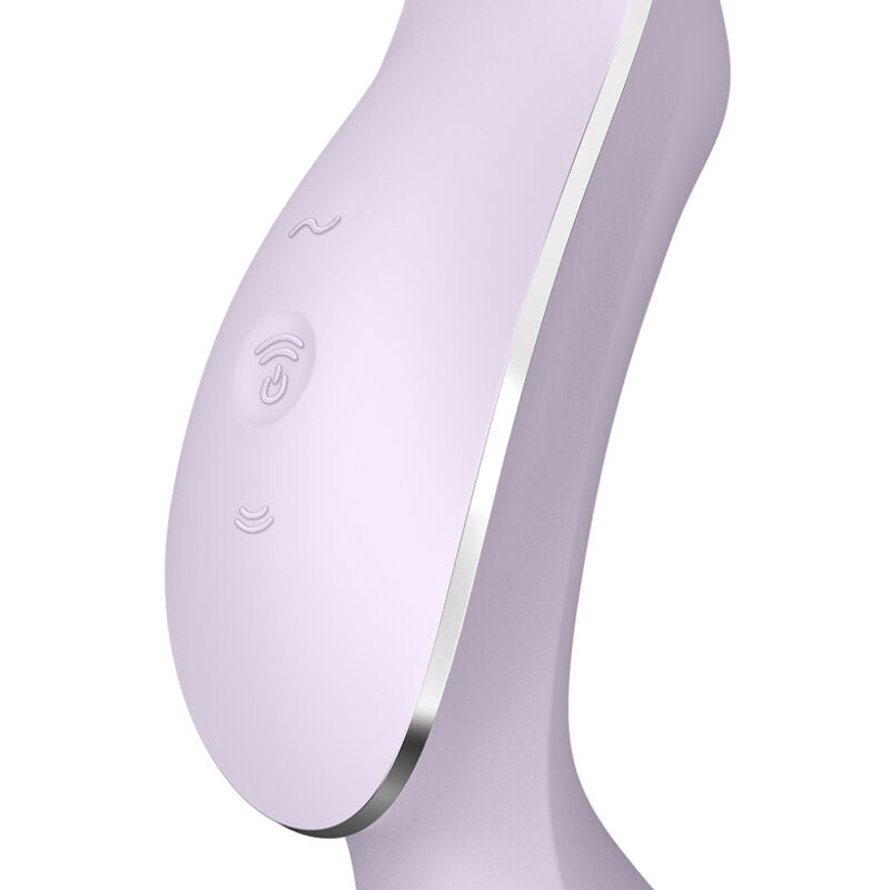 SATISFYER - CURVY TRINITY 2 VIBRATORE SUCCHIA CLITORIDE AIR PULSE NERO