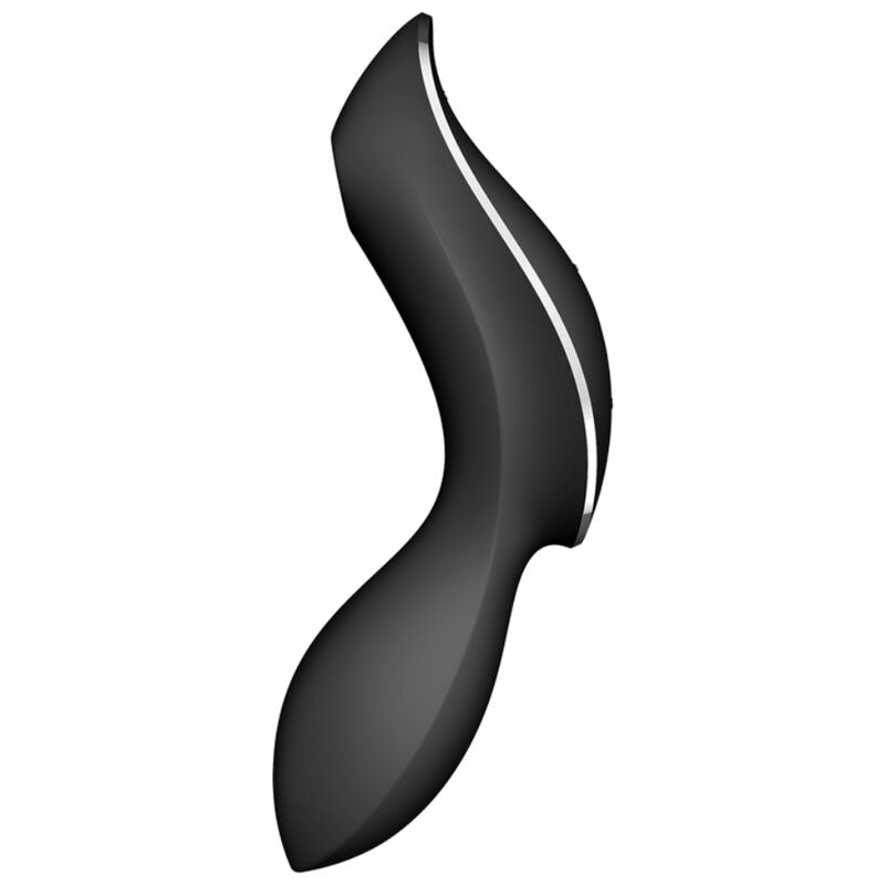 SATISFYER - CURVY TRINITY 2 VIBRATORE SUCCHIA CLITORIDE AIR PULSE NERO