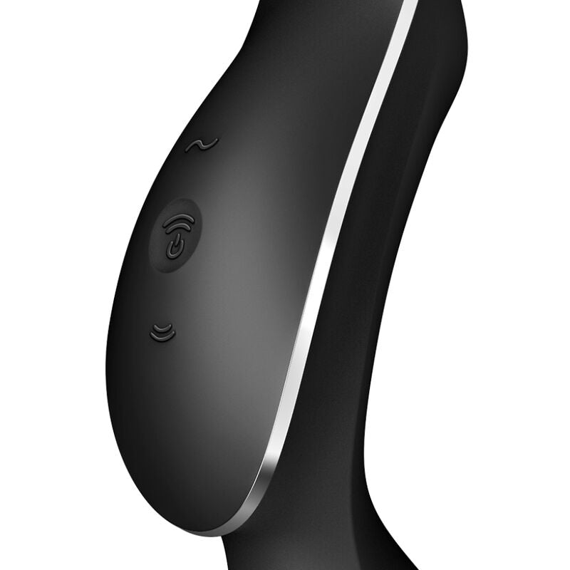 SATISFYER - CURVY TRINITY 2 VIBRATORE SUCCHIA CLITORIDE AIR PULSE NERO