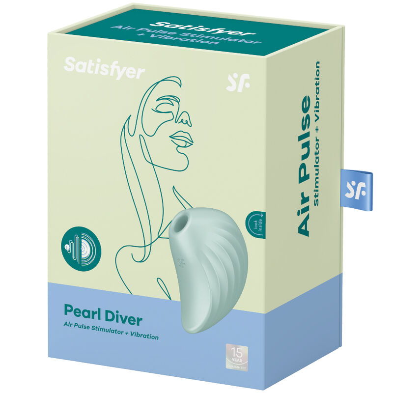 SATISFYER - PEARL DIVER VIBRATORE SUCCHIA CLITORIDE VIOLA