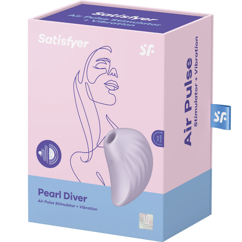 SATISFYER - PEARL DIVER VIBRATORE SUCCHIA CLITORIDE VIOLA