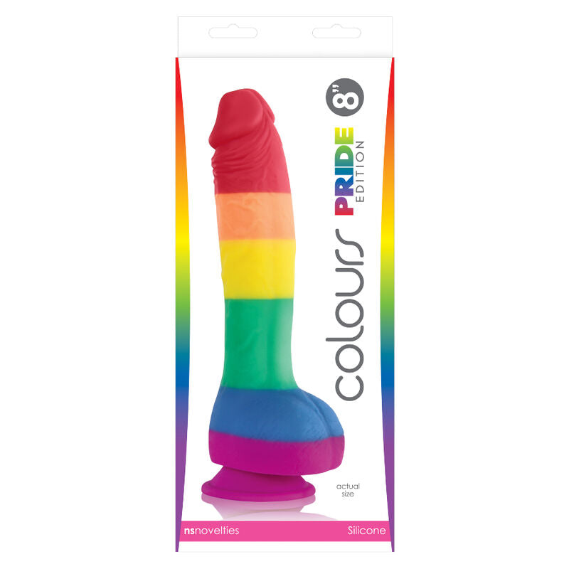 PRIDE - DILDO LGBT COLORI PRIDE 19 CM