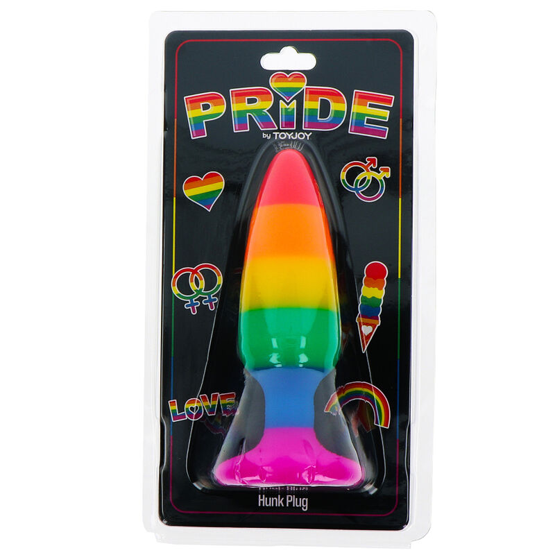 PRIDE - HUNK PLUG CON BANDIERA LGBT 10,5 CM