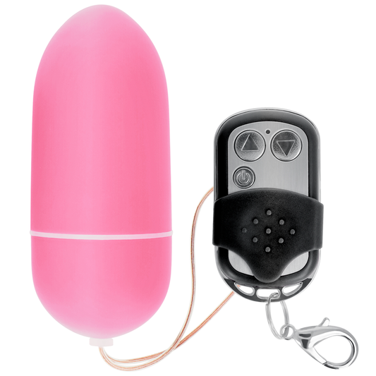 ONLINE - OVETTO VIBRANTE CON TELECOMANDO L ROSA