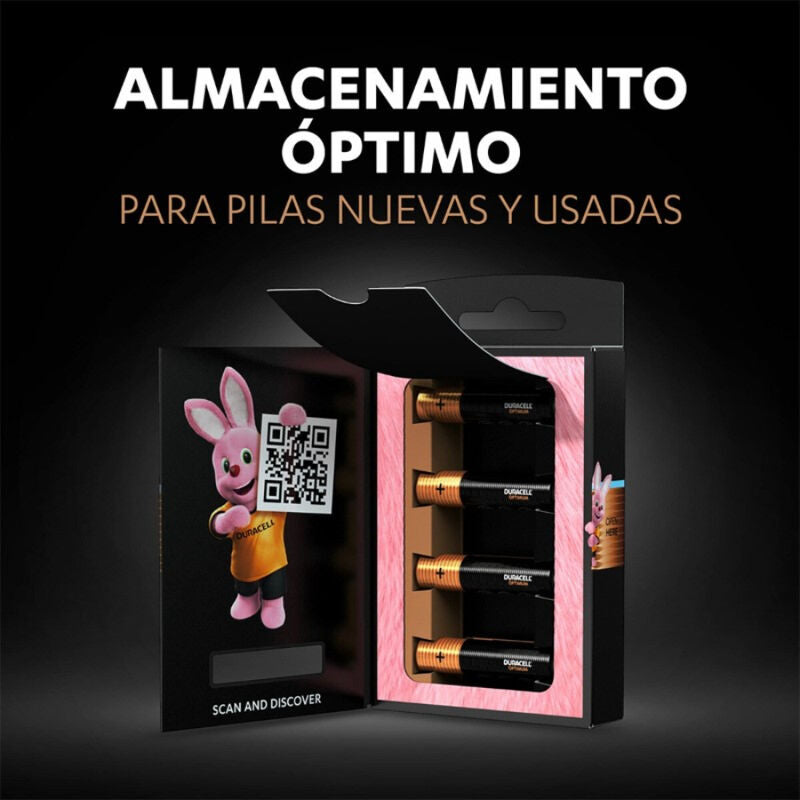 DURACELL - AAA LR03 BATTERIA ALCALINE OPTIMUM 200 4 UNITÀ