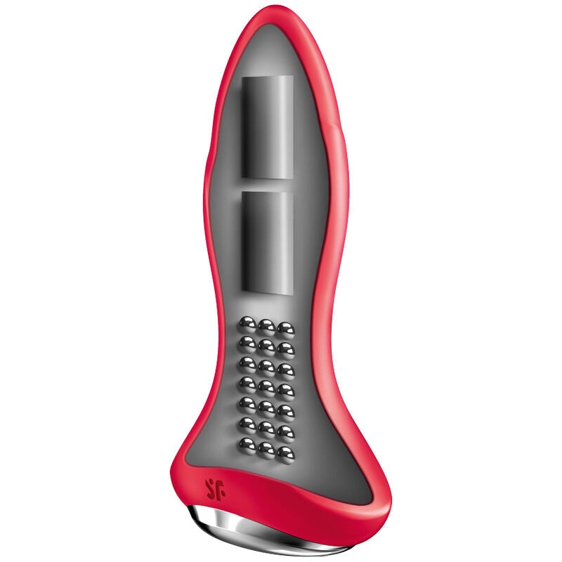 SATISFYER - PLUG 1+ ROTATORE  E VIBRATORE CON APP ROSSO