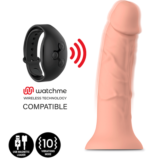 MYTHOLOGY - ASHER ORIGINAL DILDO VIBRANTE MISURA S  COMPATIBILE CON LA TECNOLOGIA WIRELESS WATCHME