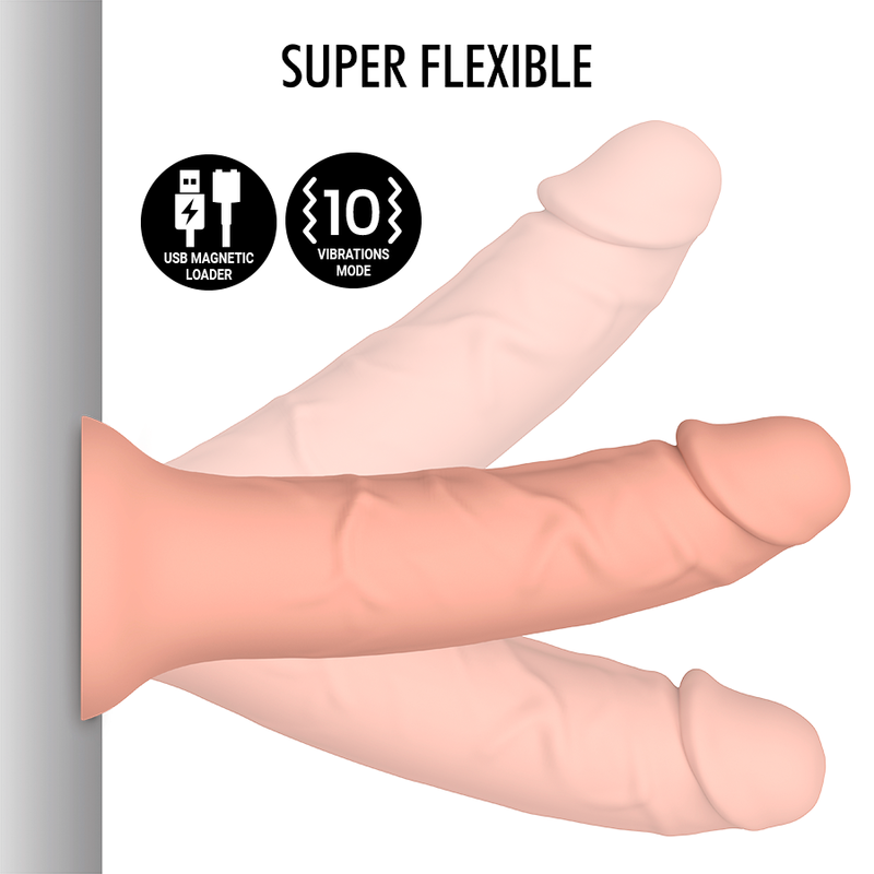 MYTHOLOGY - ASHER DILDO VIBRANTE  COMPATIBILE CON LA TECNOLOGIA WIRELESS WATCHME S
