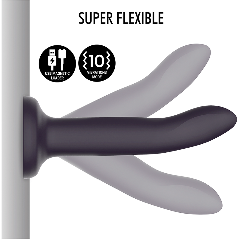 MYTHOLOGY - DUMAN MYSTIC DILDO VIBRANTE COMPATIBILE CON LA TECNOLOGIA WIRELESS WATCHME S