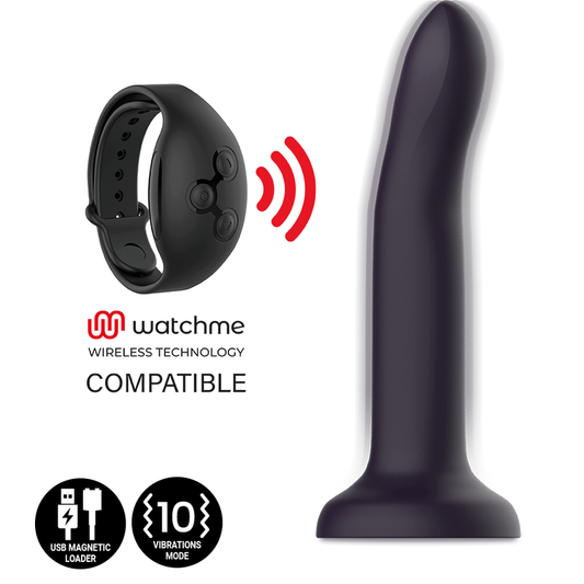MYTHOLOGY - DUMAN MYSTIC DILDO VIBRANTE MISURA M COMPATIBILE CON LA TECNOLOGIA WIRELESS WATCHME
