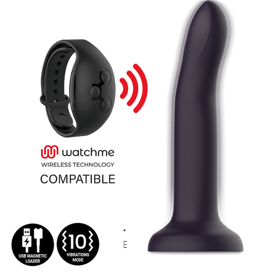 MYTHOLOGY - DUMAN MYSTIC DILDO VIBRANTE MISURA L COMPATIBILE CON LA TECNOLOGIA WIRELESS WATCHME