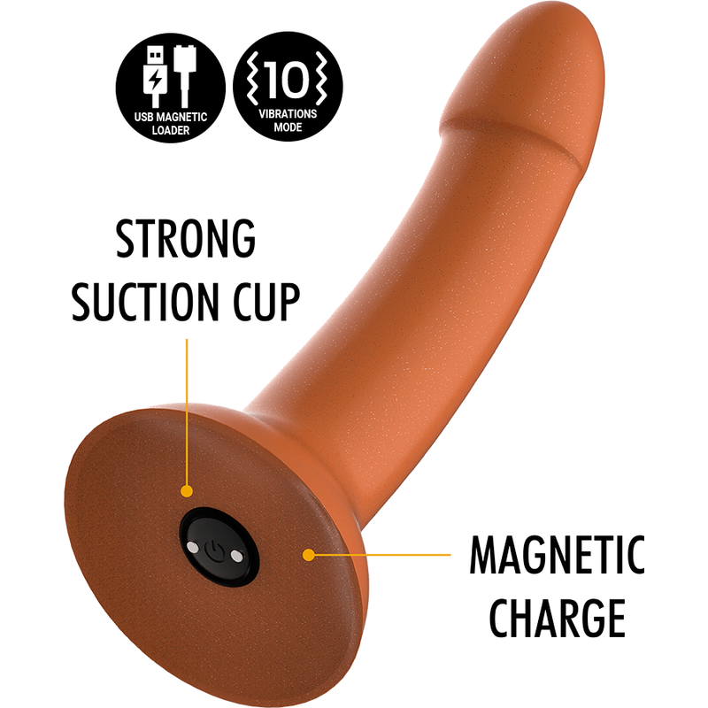 MYTHOLOGY - RUNE ROYAL DILDO VIBRANTE COMPATIBILE CON TECNOLOGIA WIRELESS WATCHME M