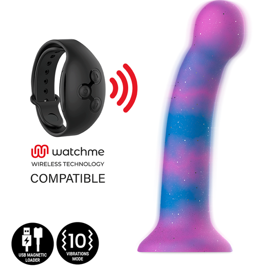 MYTHOLOGY - DION GALACTIC DILDO VIBRANTE MISURA S  COMPATIBILE CON TECNOLOGIA WIRELESS WATCHME