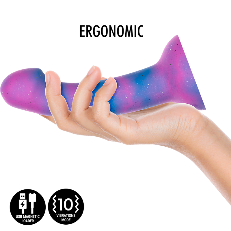 MYTHOLOGY - DION GALACTIC DILDO VIBRANTE COMPATIBILE CON TECNOLOGIA WIRELESS WATCHME M