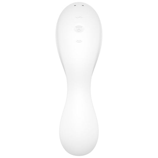 SATISFYER CURVY TRINITY 5 STIMOLATORE E VIBRATORE CON APP - AZZURRO