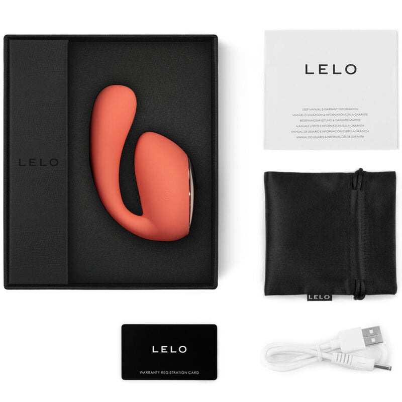 LELO - IDA WAVE  MASSAGGIATORE DI COPPIA CORALLO 