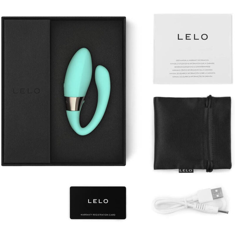 LELO - TIANI HARMONY  MASSAGGIATORE DI COPPIA CON APP VERDE ACQUA