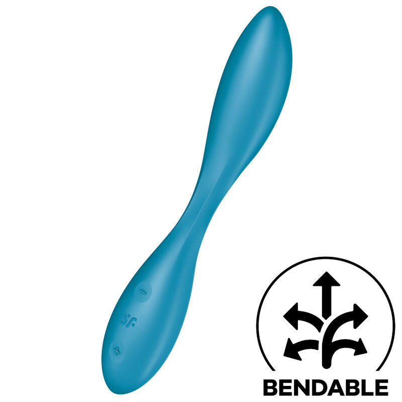 SATISFYER - FLEX 1 G-SPOT MULTI VIBRATORE FLESSIBILE BLU